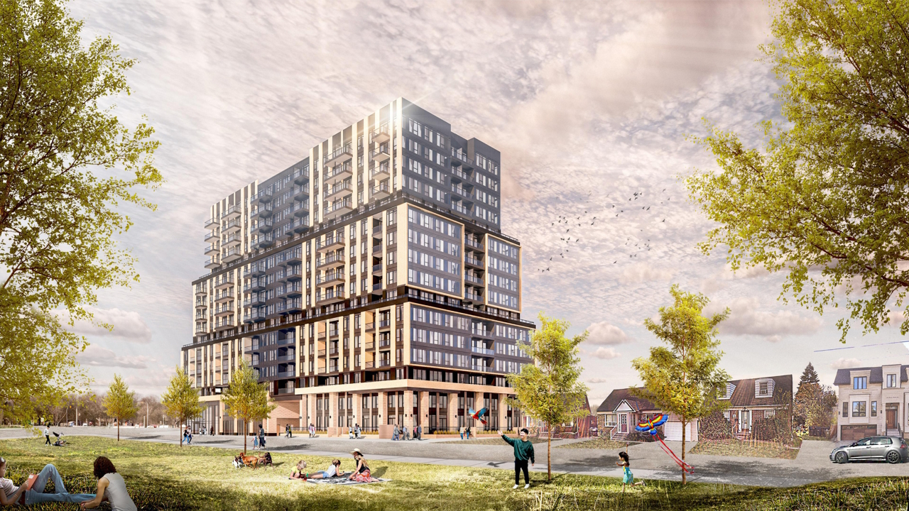 Project rendering for 6200 Yonge Condominiums