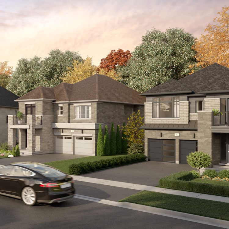 Project rendering for Whitby Grove